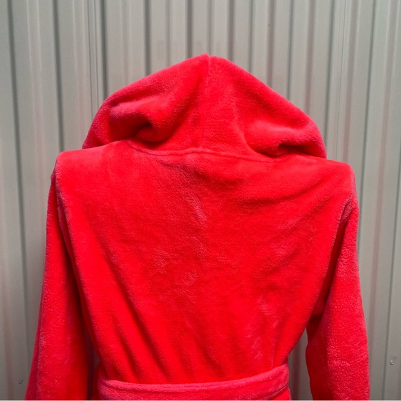 Victoria Secret “PINK” Sequins Fleece Plush Bath Robe Size M/L - Picture 8 of 11